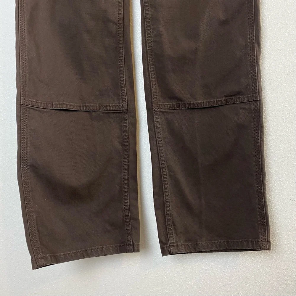 Carhartt Rugged Flex Loose Fit Canvas Double Front Work Pants - 8 Tall - Picture 6 of 15